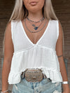 The Amelia Top- Ivory