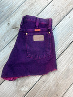 Purple Wrangler Cutoff Shorts- Size 11