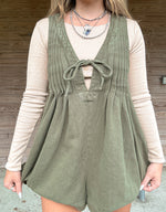 The Tucker Romper- Olive