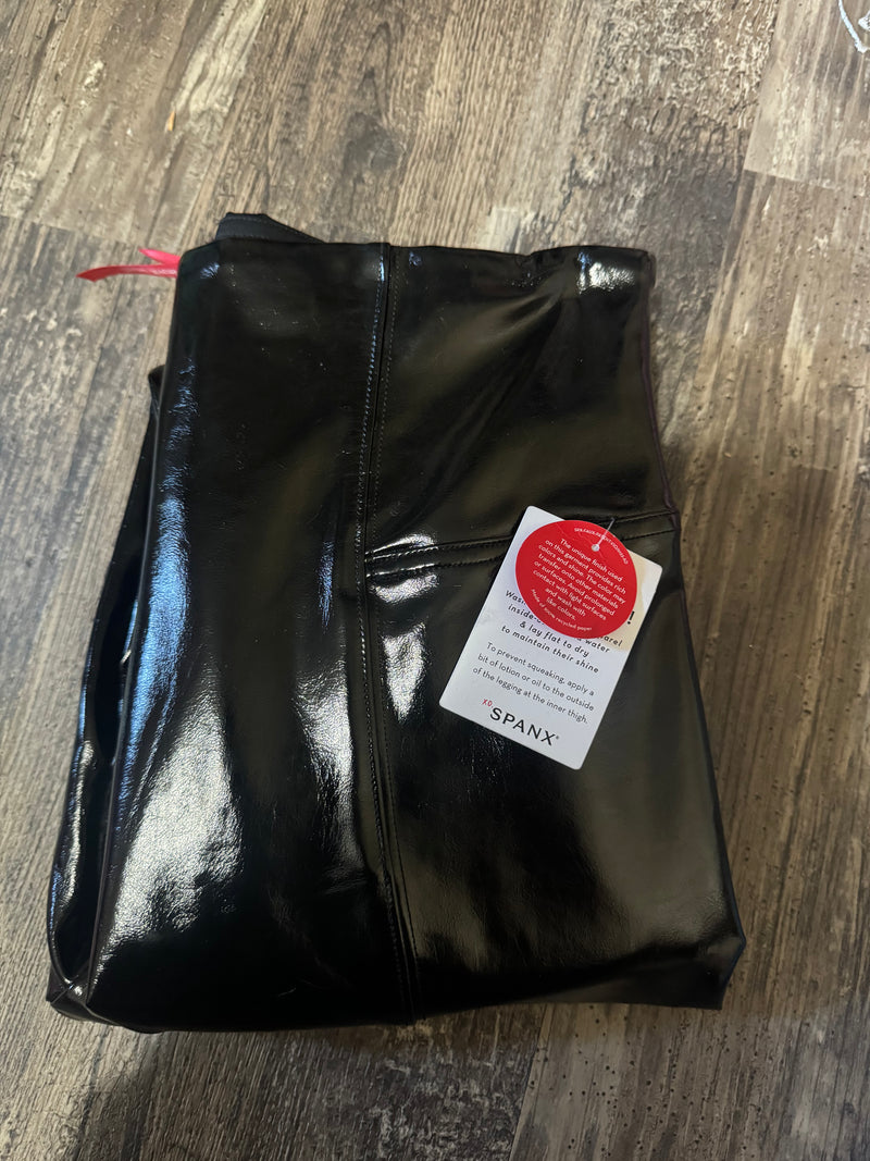 NWT Spanx Leather Leggings- Size Small